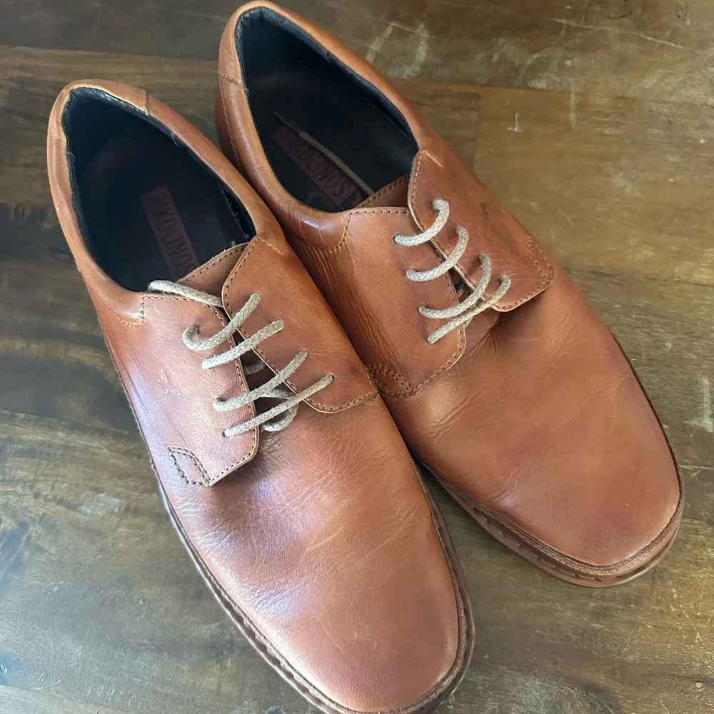 PIKOLINOS Brown Leather Oxford Shoes with Classic Design Size 45‎